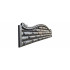 Fence form ABS 'Bassoon rock top' No. 89