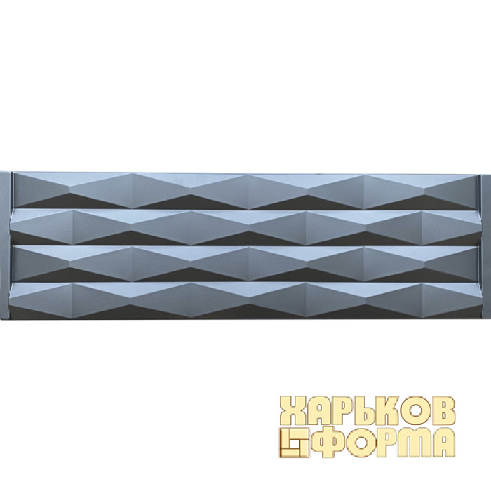 Форма для забора "Пирамида" АБС №138