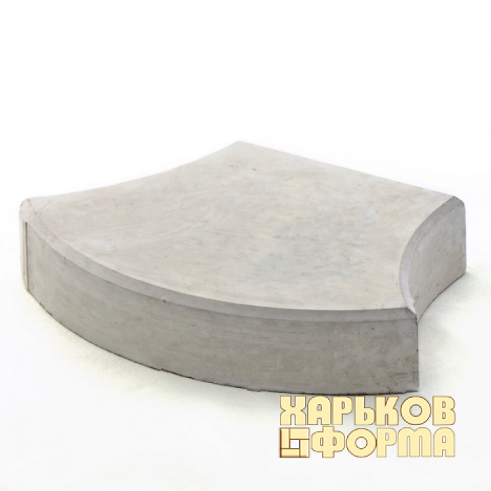 Форми для тротуарної плитки h45 Луска гладка