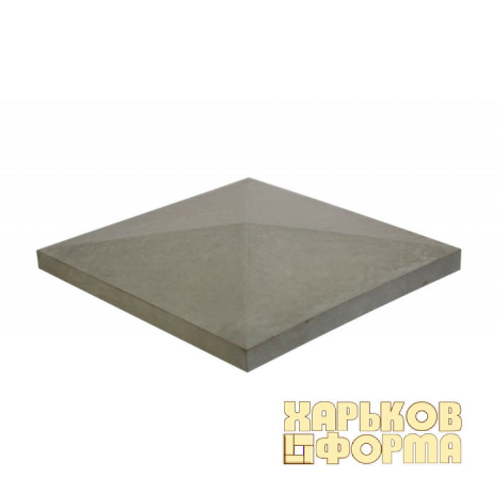 Форми для Кришки на стовп 390х390х65 мм гладка, Alpha