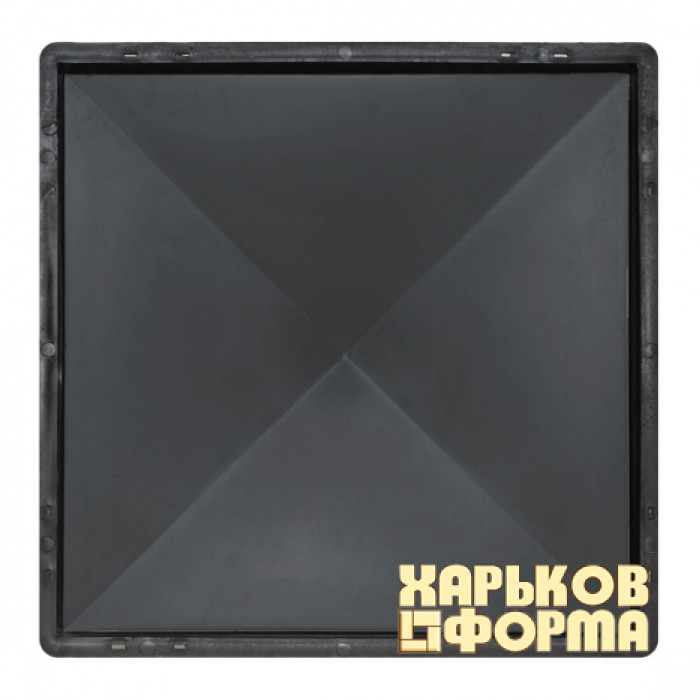 Форми для Кришки на стовп 390х390х65 мм гладка, Alpha