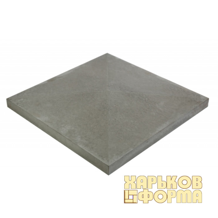 Форми для Кришки на стовп 490х490х65 мм гладка, Alpha