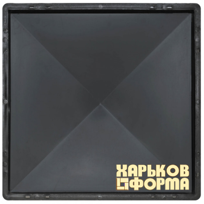 Форми для Кришки на стовп 490х490х65 мм гладка, Alpha