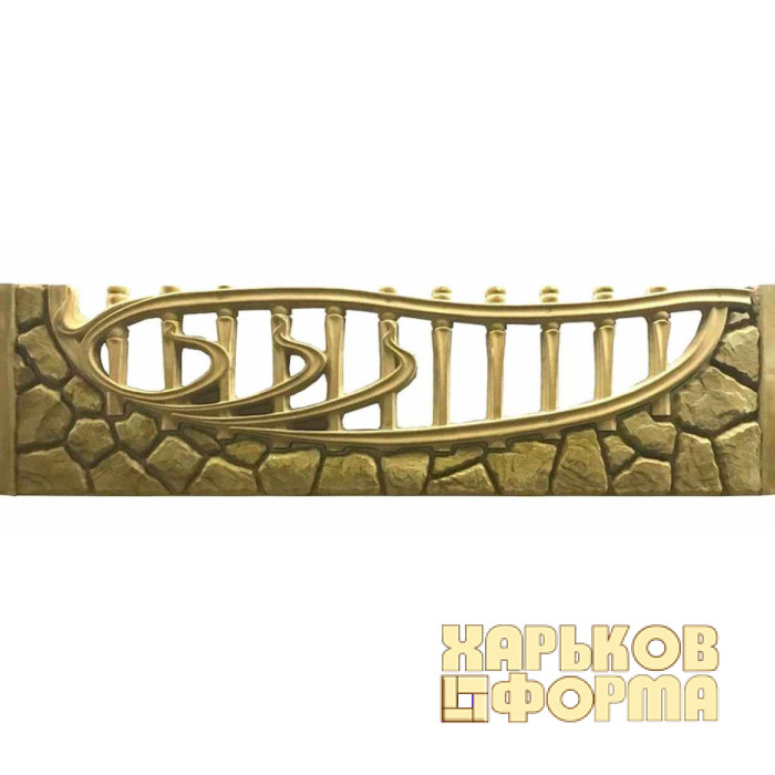 Форма для забора ПВХ №104