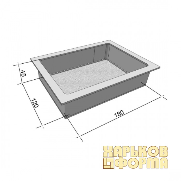 Форми для тротуарної плитки h45 Брук/Старе місто, цілий