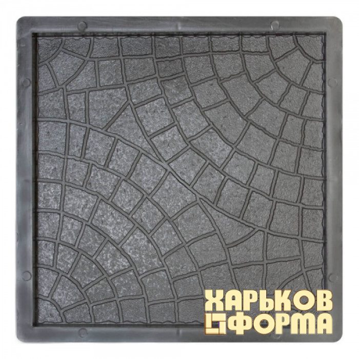 Форми 300x300 для тротуарної плитки Павутинка,