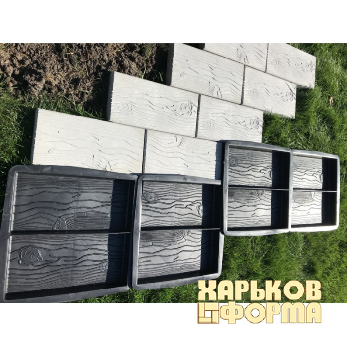 Форми 400x400 для тротуарної плитки Дошка