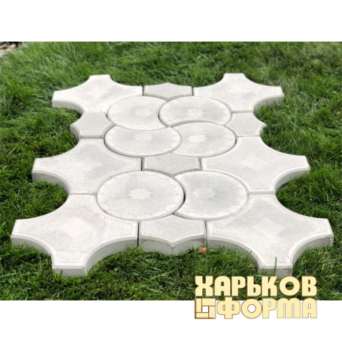 Форми для тротуарної плитки h45 Рондо