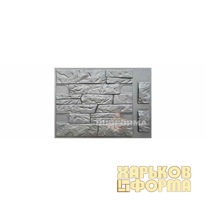 Форма для полифасада с доборниками “Роганский камень” №58