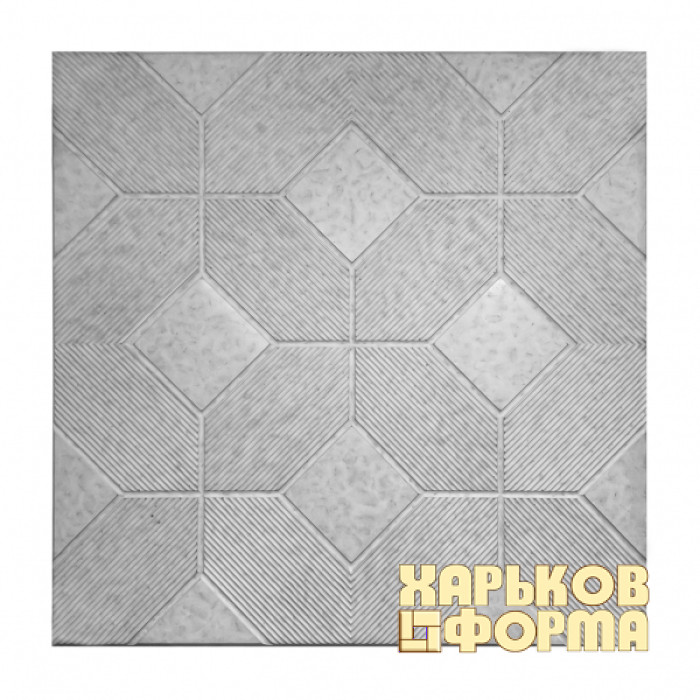 Форми 500х500 для тротуарної плитки Каштан