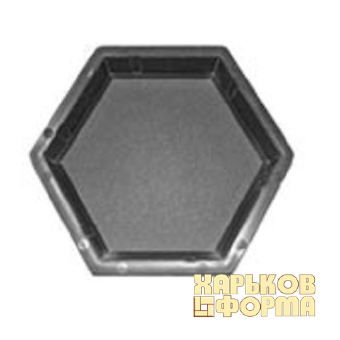Forms for paving tile Hexagon shagreen