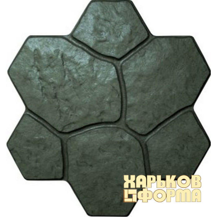 Forms for paving Stone flower
