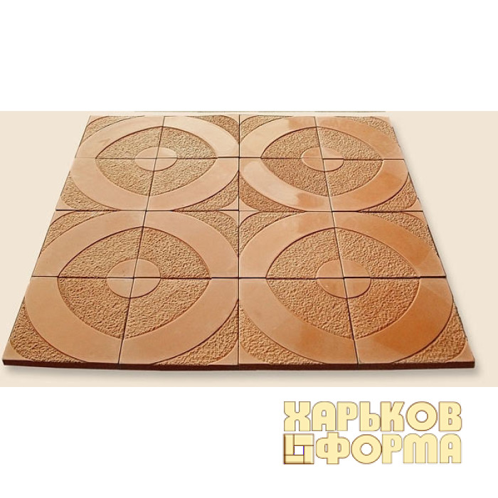 Forms for paving tile in Golden radiance