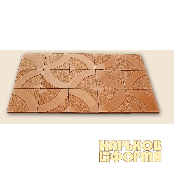 Forms for paving tile in Golden radiance