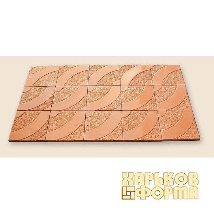 Forms for paving tile in Golden radiance