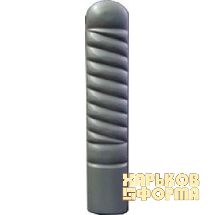 Form a straight column for railing