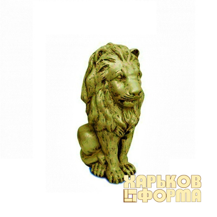 Forms for concrete lion Sedentary