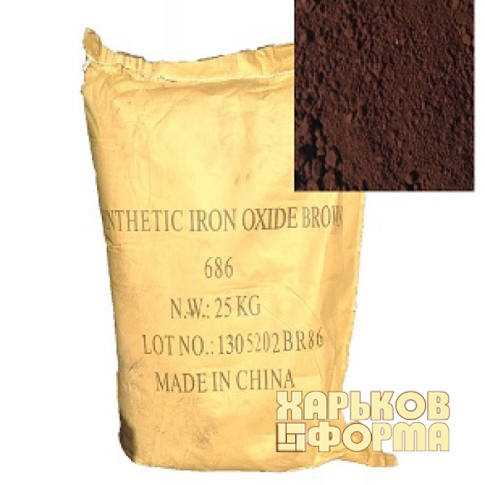 The dye to the concrete Brown 686 China