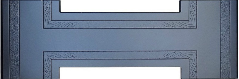 The shape of the plates under the monument 10