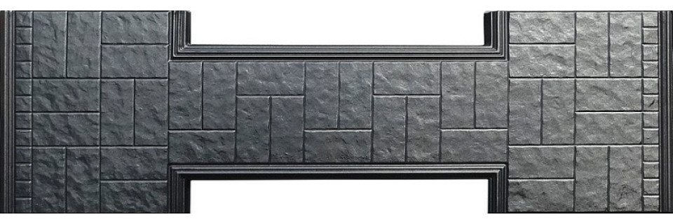 The shape of the plates under the monument 14