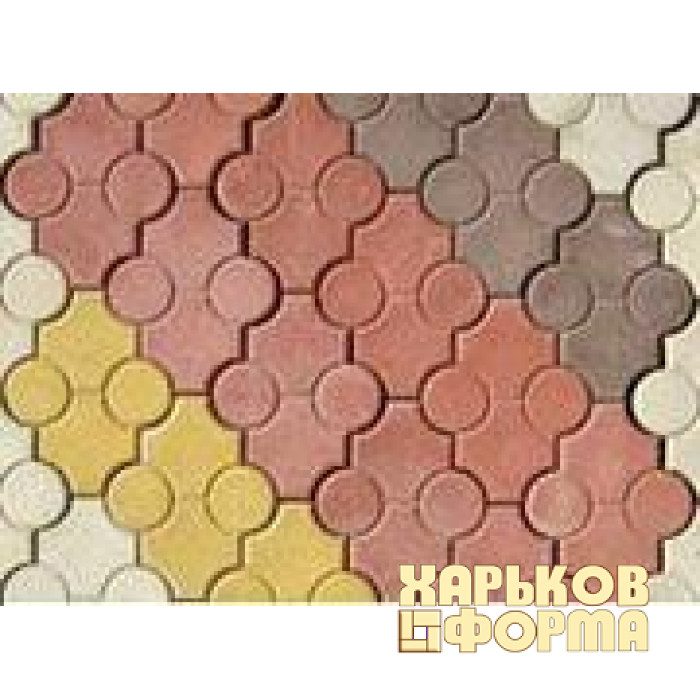 Forms for paving Clover curly smooth