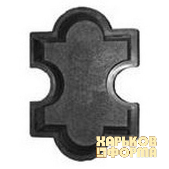 Forms for paving tile Puzzle shagreen