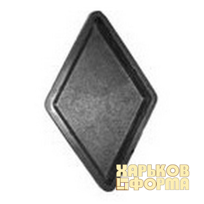 Forms for paving tile Diamond pattern shagreen