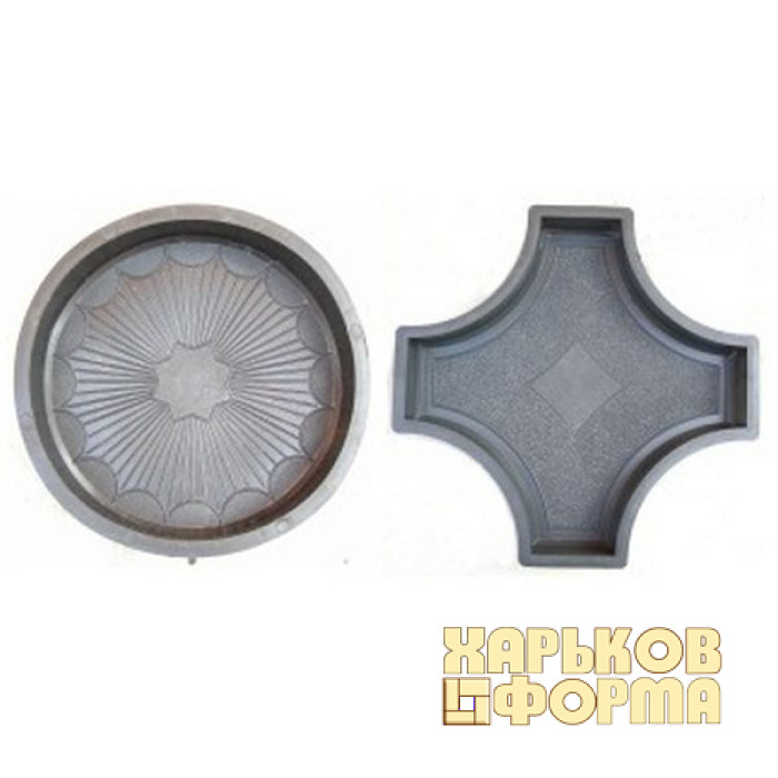 Forms for paving Rondo No. 1
