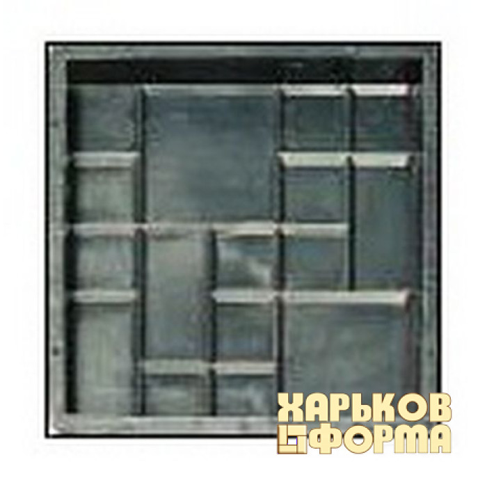 Forms for paving slabs chocolate number 2